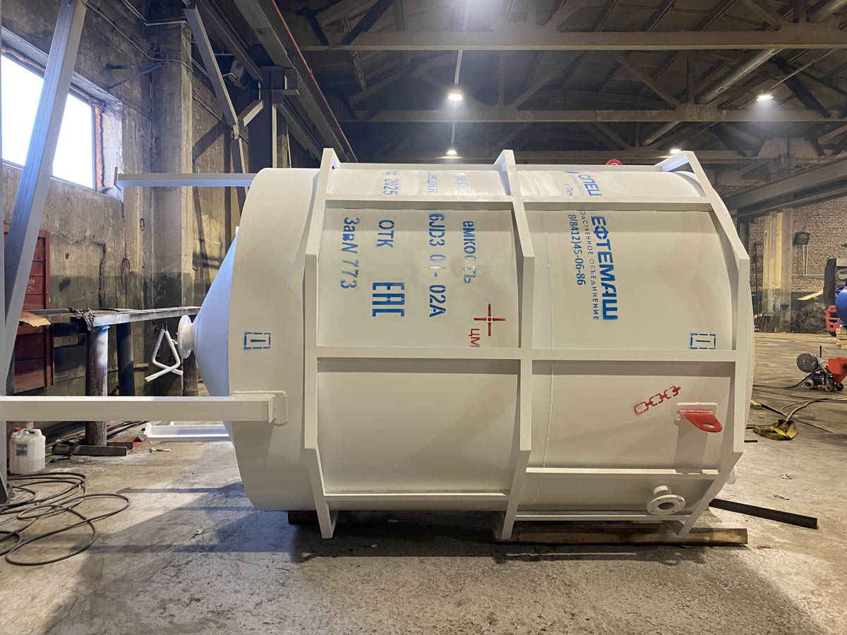 Буферная емкость объемом 8 м³  от ООО "НПО "Спецнефтемаш"